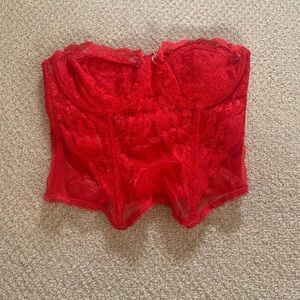 Sexy Red Corset